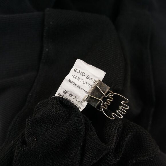 Gjio Bain Itachi Naruto Black Terry Oversized Hoodie Mens Sweatshirt Sz L - Picture 8 of 8